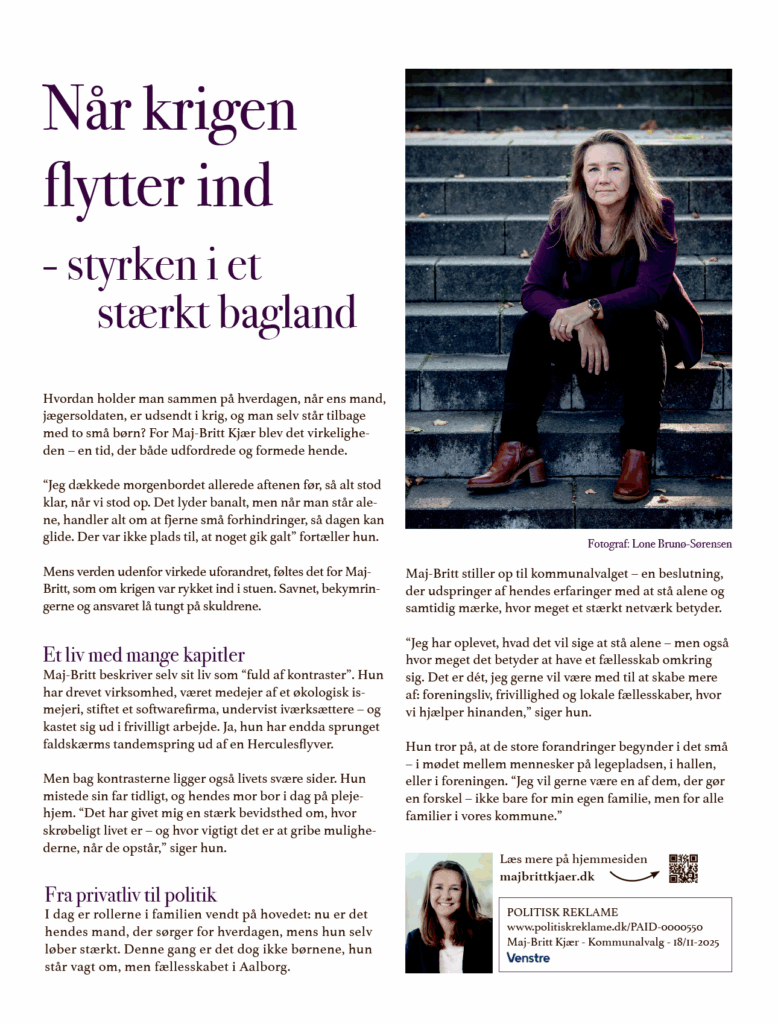 Artikel fra Alt For Damerne - Når krigen flytter ind